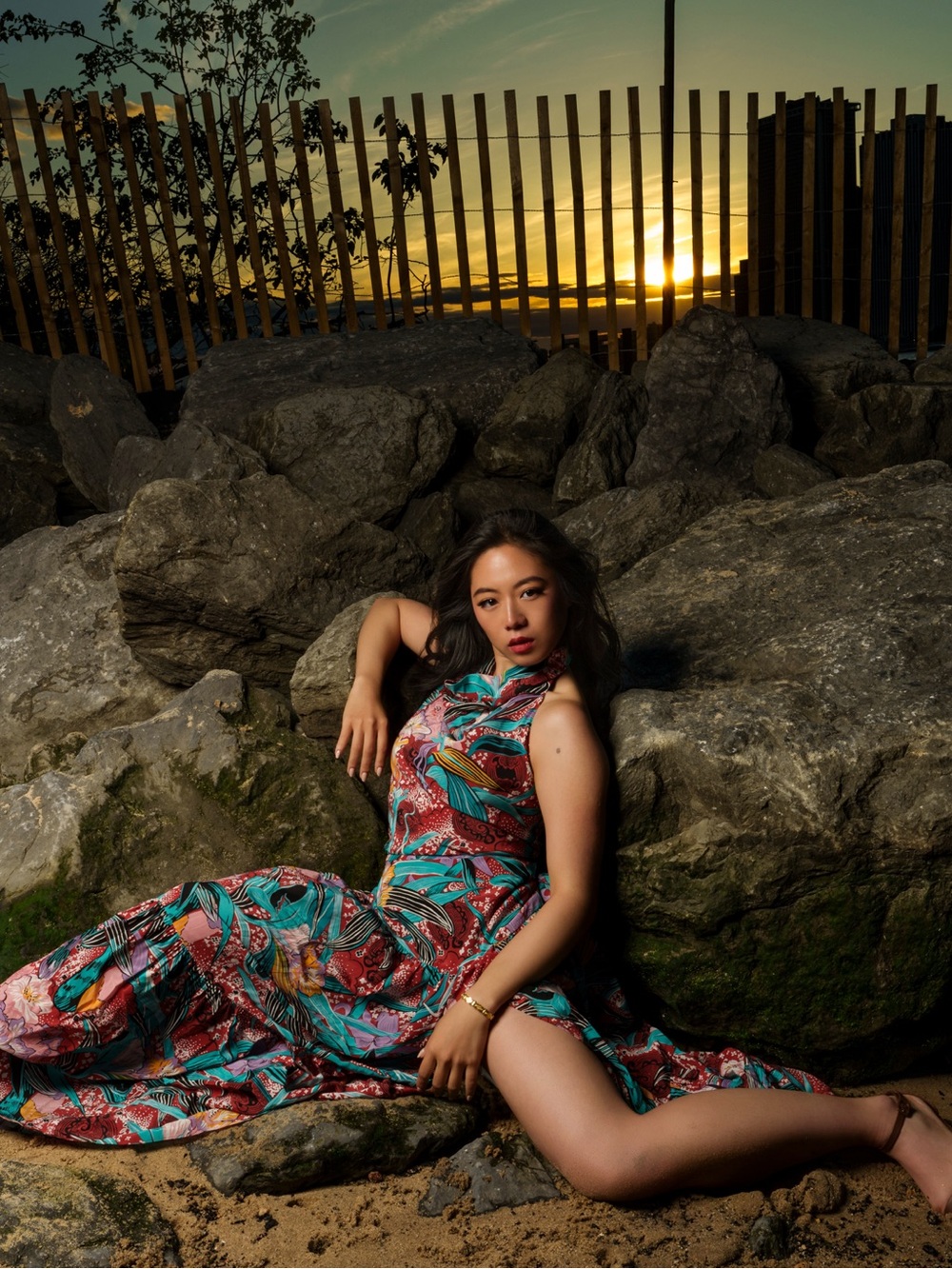 Floral Tropical Maxi Dress